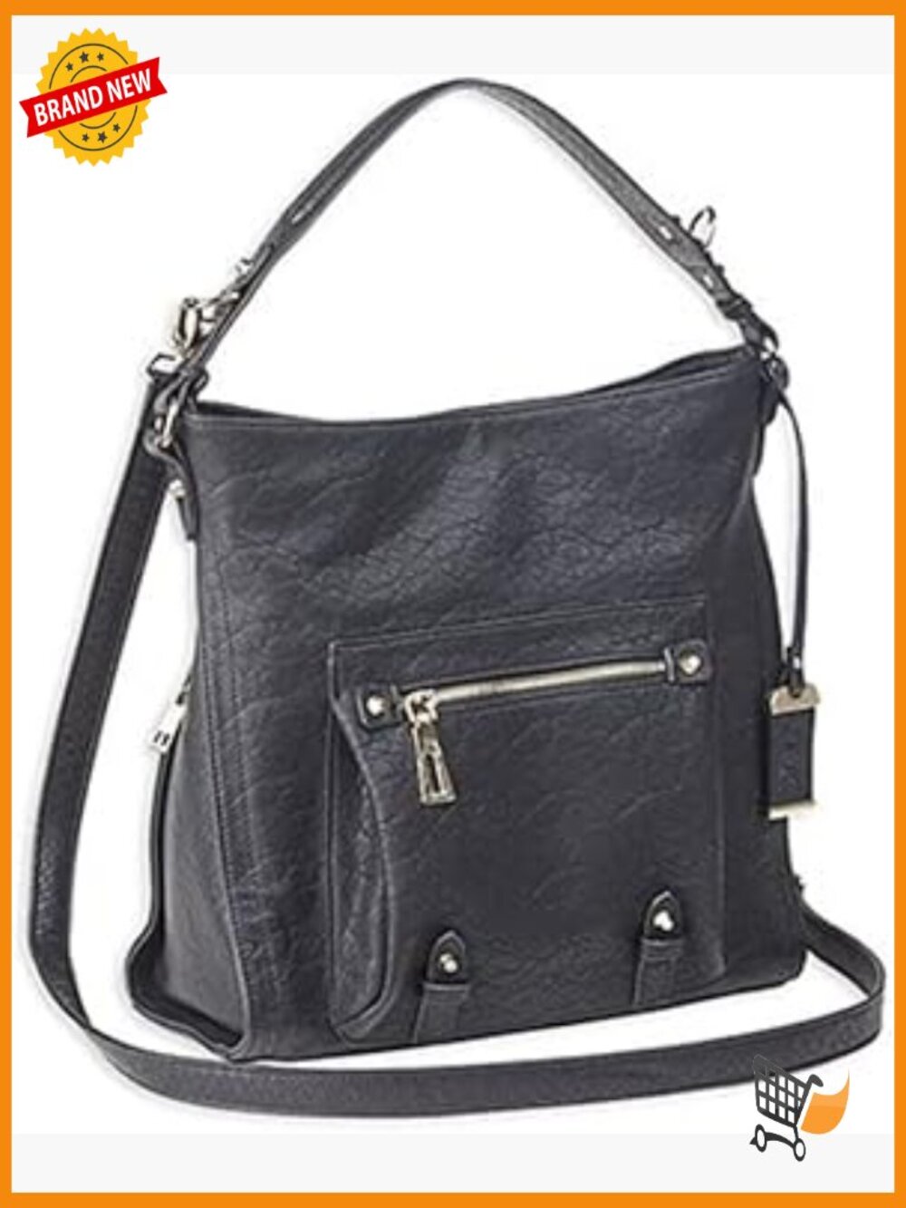 Concealed Carry Hobo Purse with Holster Ambidextrous Nylon